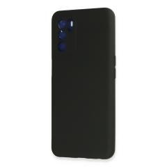 Oppo A16 Kılıf Nano İçi Kadife Silikon - Siyah