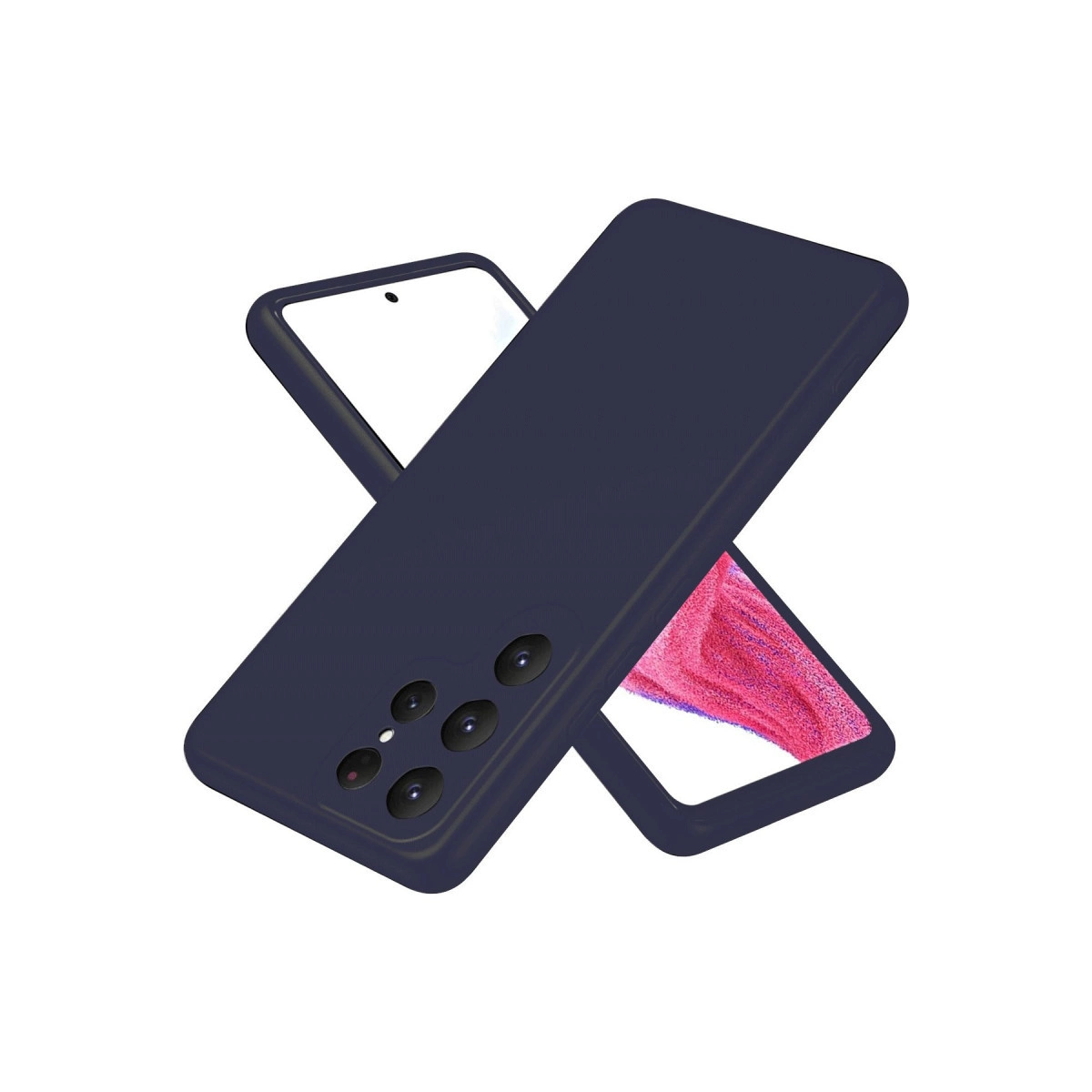 Samsung Galaxy S25 Ultra Kılıf First Silikon - Lacivert