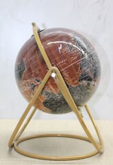 Dekoratif Metal Standlı Dünya Küre - Model 1