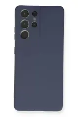 Newface Samsung Galaxy S21 Ultra Kılıf Nano İçi Kadife Silikon - Gri