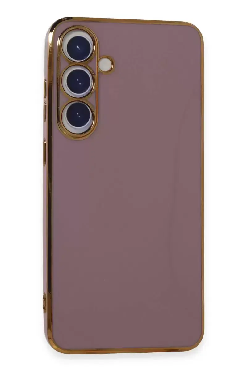 Newface Samsung Galaxy S24 Kılıf Volet Silikon - Mor