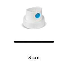 Sprey Başlığı - Beyaz-Mavi - 9009