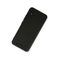 Realme C11 2021 Kılıf Nano İçi Kadife Silikon - Siyah