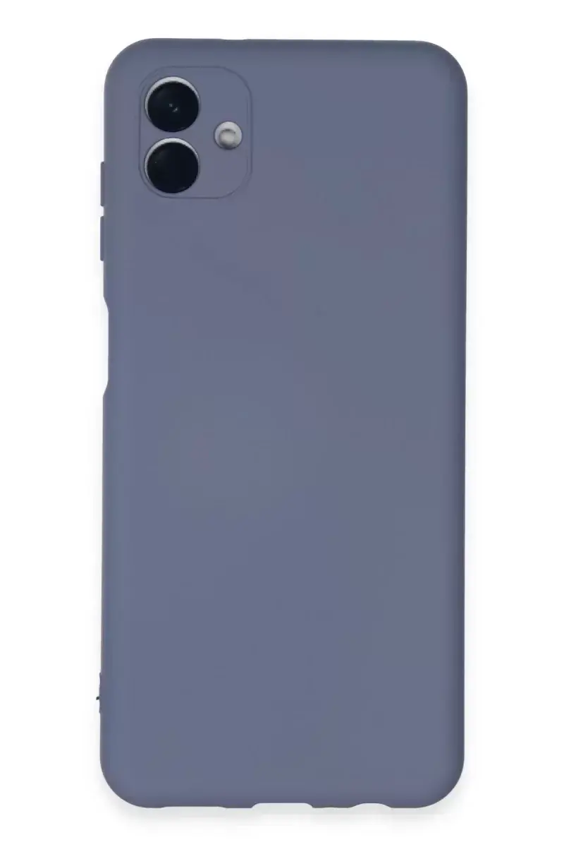 Newface Samsung Galaxy A04e Kılıf Nano İçi Kadife Silikon - Gri