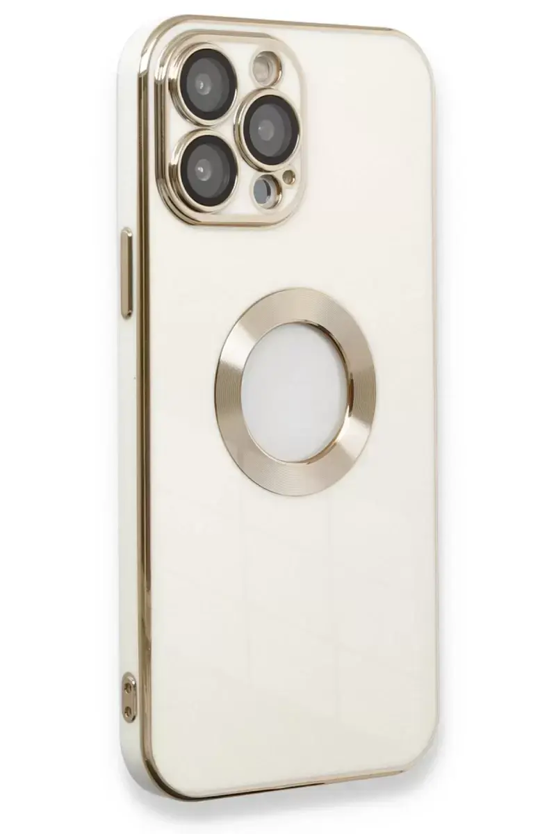 Newface Apple İphone 13 Pro Max Kılıf Store Silikon - Beyaz