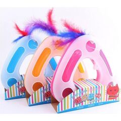 Eastland Üçgen İnteraktif Kedi Oyuncaği 26X25X36