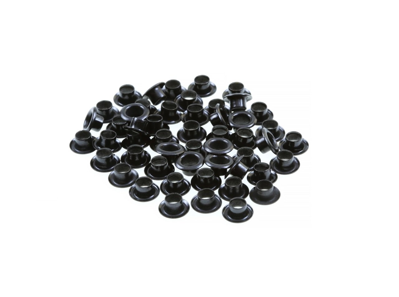 Pirinç Kuş Gözü Siyah - 7mm - 50 adet