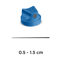 Cap ''Super Fine'' (Blue/Grey) Sprey Başlığı 0.5-1.5cm