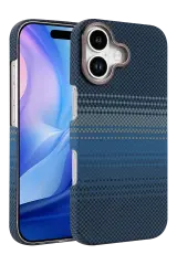 Newface Apple İphone 17 Vega Magsafe Kapak - Mavi