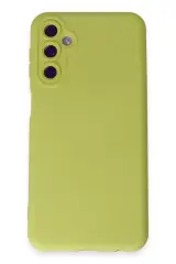 Newface Samsung Galaxy M34 5g Kılıf Nano İçi Kadife Silikon - Sarı