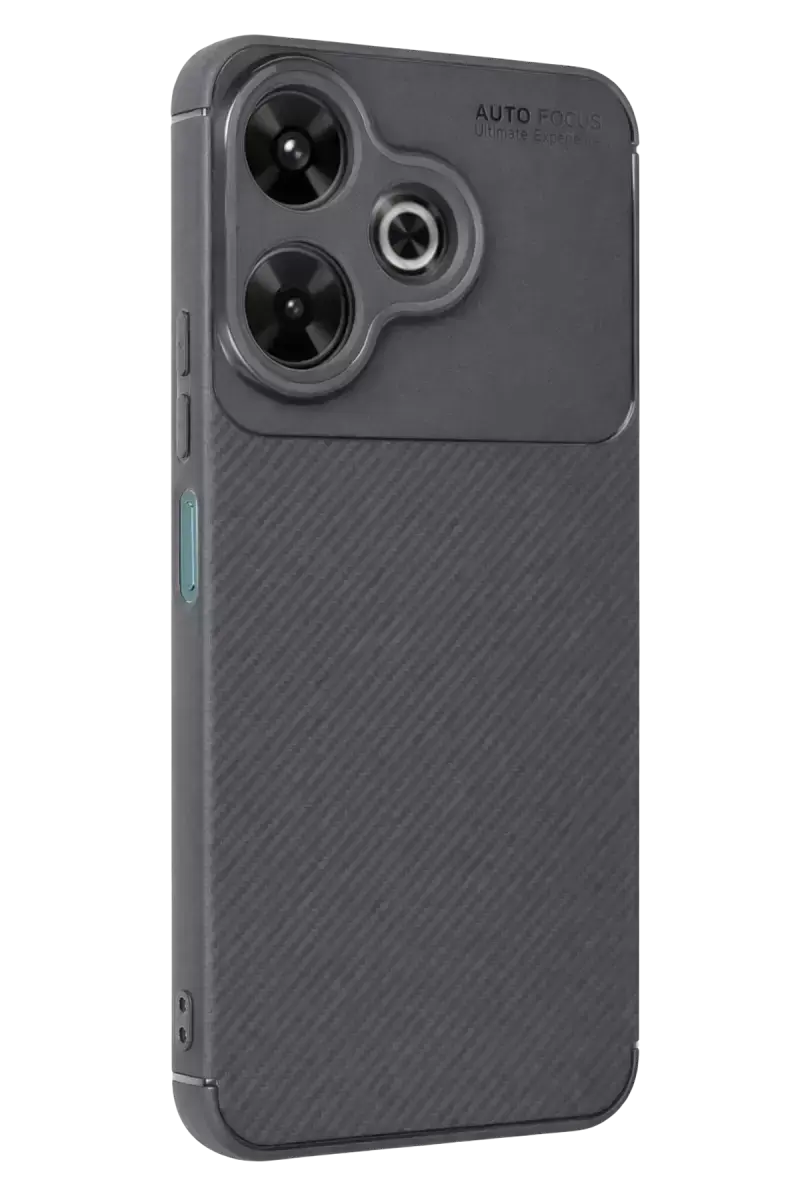 Newface Xiaomi Redmi 13 4g Kılıf Auto Focus Karbon Kapak - Gri