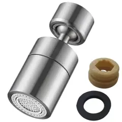 Sunup Sn-29317 Çift Hız Ayarlı Gümüş Renk Musluk Başlığı