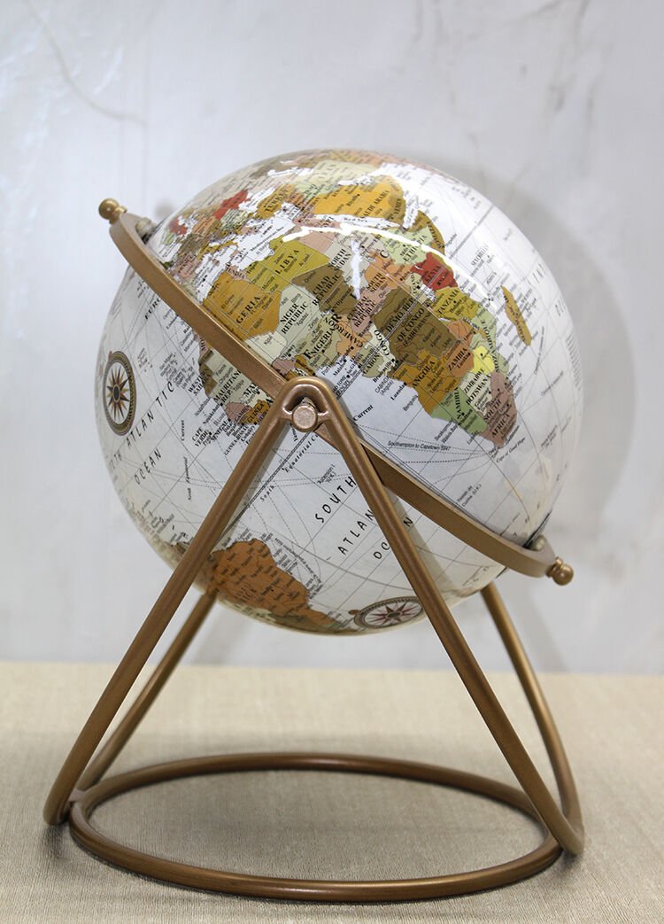 Dekoratif Metal Standlı Dünya Küre - Model 4