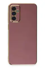 Newface Samsung Galaxy A14 4g Kılıf Volet Silikon - Kırmızı