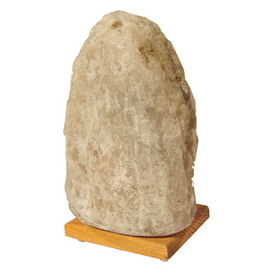 Doğal Kaya Tuzu Lambası Çankırı Kablolu Ampullü Beyaz 7-8 Kg