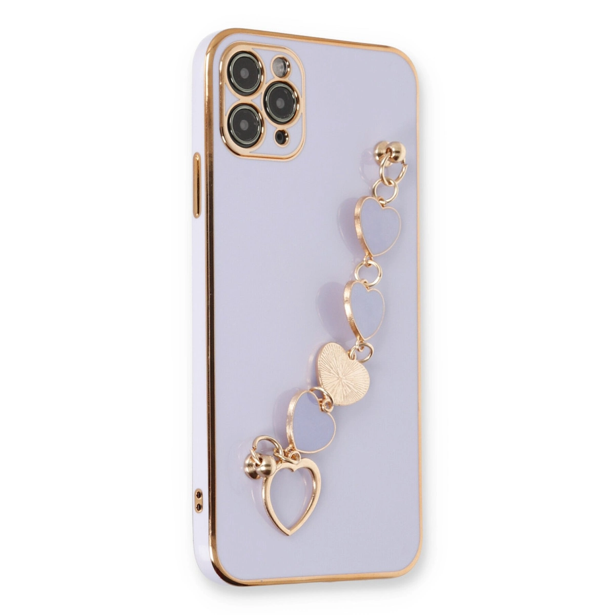 İphone 11 Pro Max Kılıf Esila Silikon - Lila