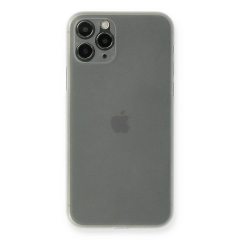 İphone 11 Pro Max Kılıf Pp Ultra İnce Kapak - Beyaz