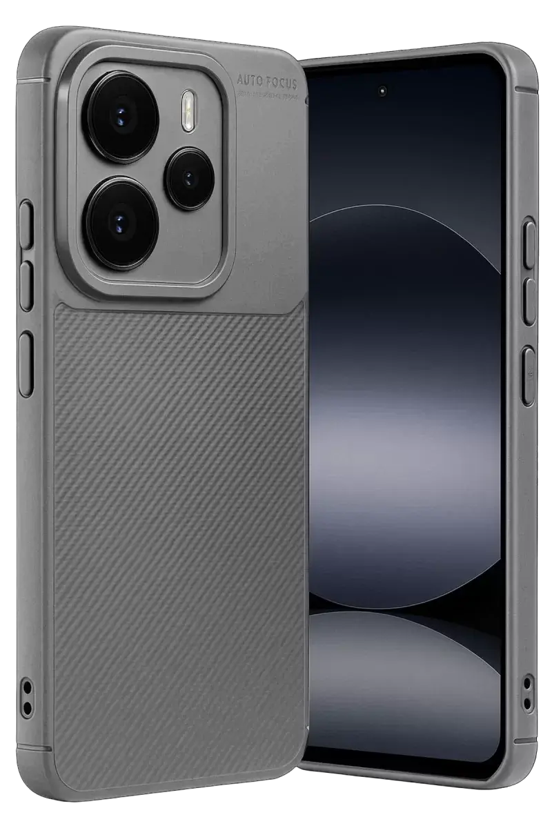 Newface Xiaomi Note 14 5g Auto Focus Karbon Kapak - Gri