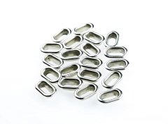 Metal Oval Kuş Gözü - 10x15mm - 20 adet