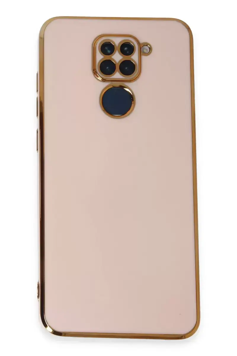 Newface Xiaomi Redmi Note 9 Kılıf Volet Silikon - Pembe