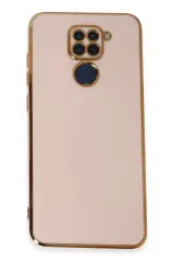 Newface Xiaomi Redmi Note 9 Kılıf Volet Silikon - Pembe