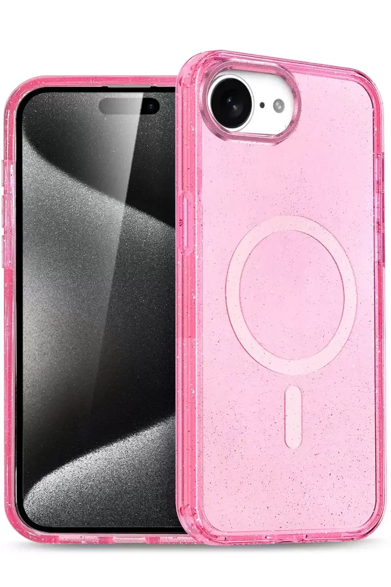 Joko Apple İphone 16e Star Magsafe Kapak - Pembe
