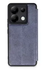 Newface Xiaomi Redmi Note 13 Pro 5g Kılıf Flip Cover - Lacivert