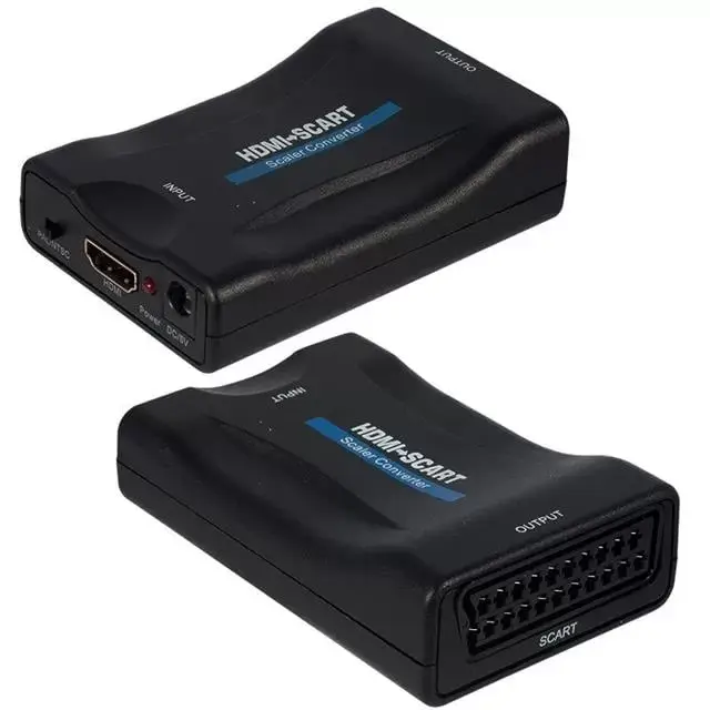 Powermaster Pm-18587 Hdmı To Scart Aktif Çevirici Dönüştürücü Adaptör Pal/ntsc