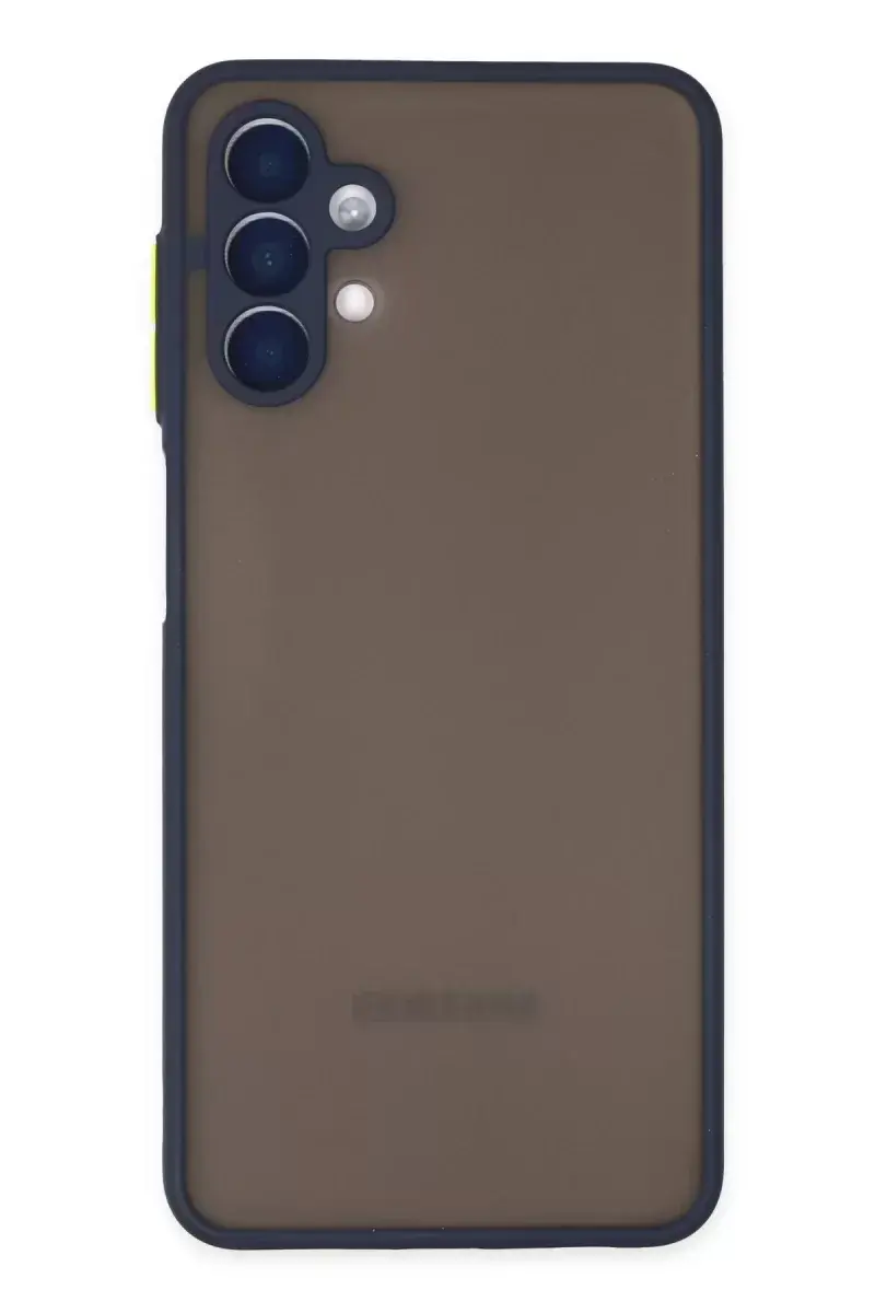 Newface Samsung Galaxy A04s Kılıf Montreal Silikon Kapak - Lacivert