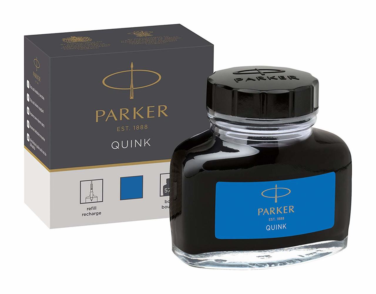 Parker Dolma Kalem Mürekkebi - Açık Mavi - 57ml