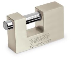 SGS 1365 Cam Kapı Kilidi Kayar Milli Saten Kaplama 70 mm