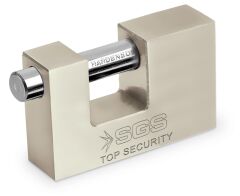 SGS 1365 Cam Kapı Kilidi Kayar Milli Saten Kaplama 70 mm