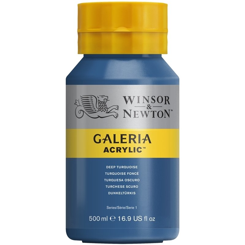 Galeria Akrilik Boya 500ml N:232 Deep Turquoise