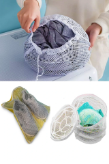 3lü Yıkama File Seti - Ayakkabı Filesi-plastik Aparatlı Sütyen Yıkama- Çamaşır Yıkama Filesi