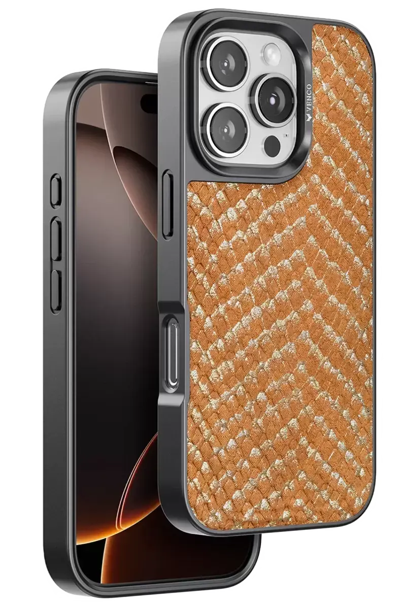 Venco Apple İphone 16 Pro Viper Kapak - Kahverengi