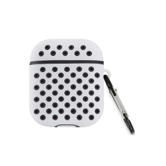 Airpods 3 (3.nesil) Spor Delikli Kılıf - Gri-siyah
