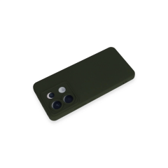 Xiaomi Redmi Note 13 Pro 5g Kılıf Nano İçi Kadife Silikon - Koyu Yeşil