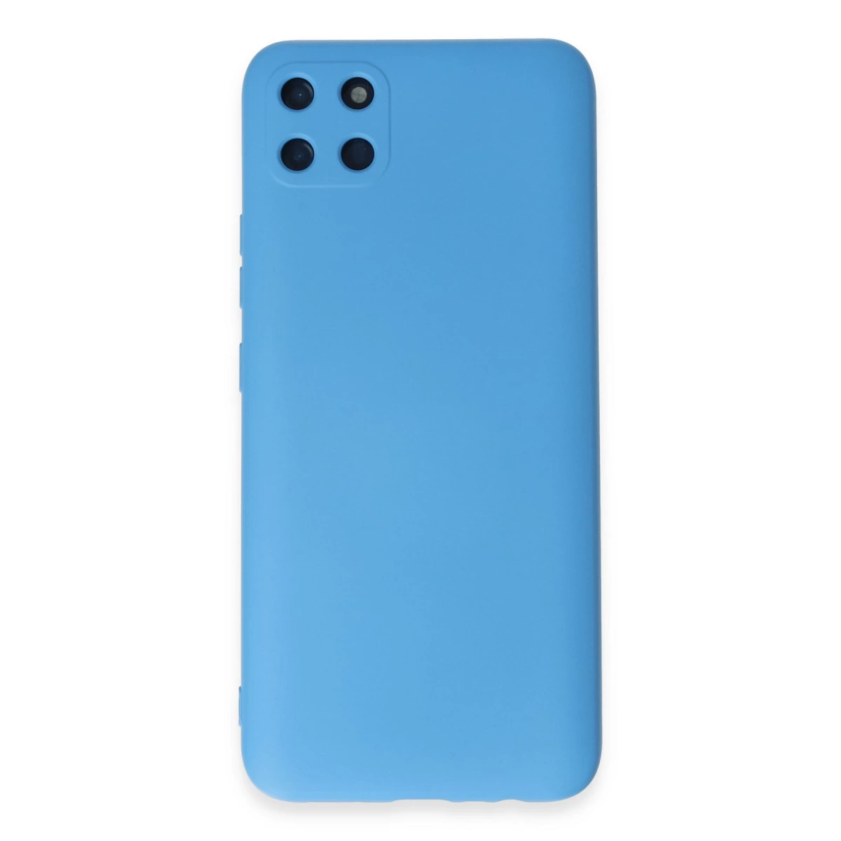 Realme C11 Kılıf Nano İçi Kadife Silikon - Mavi