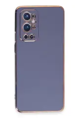 Newface One Plus 9 Pro Kılıf Volet Silikon - Mavi