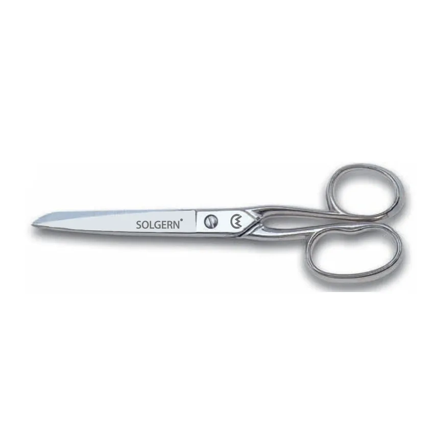 Solgern A122-8 Ev Ve Saya Makası No: 8 İnç / 20,32cm - Nikel Kaplama