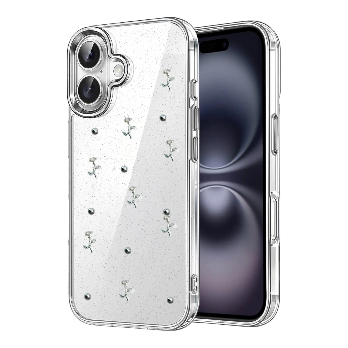 İphone 16 Plus Fiyonk Desenli Kapak - Desen 2
