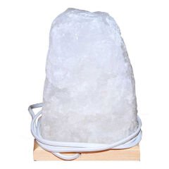 Doğal Kristal Kaya Tuzu Lambası Çankırı Kablolu Ampullü Beyaz 7-8 Kg