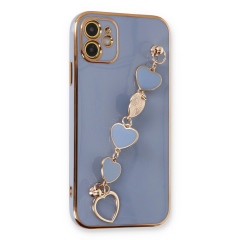 İphone 12 Kılıf Esila Silikon - Gri