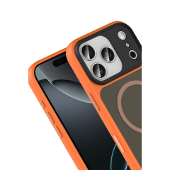 Joko  İphone 17 Pro Max Megane Magsafe Kapak - Turuncu