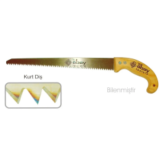 Kurt Diş Bağ Testere 35 Cm - Ahşap Sap