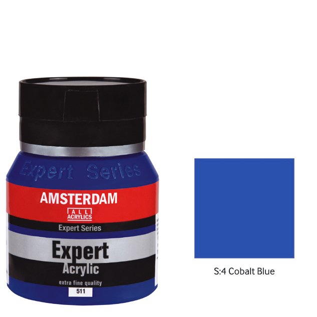 Talens Amsterdam Expert Serisi Akrilik Boya 400ml - S:4 Cobalt Blue