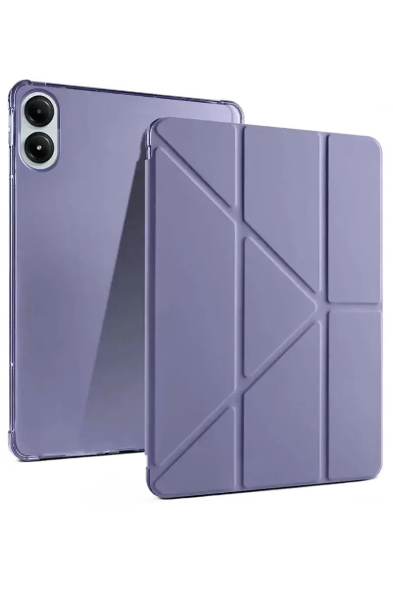 Newface Xiaomi Redmi Pad Pro 12.1 Kılıf Kalemlikli Mars Tablet Kılıfı - Lavender
