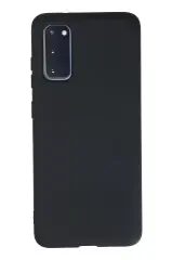 Newface Samsung Galaxy S20 Kılıf Nano İçi Kadife Silikon - Lacivert