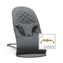 Babybjörn Balance Bliss Ana Kucağı Cotton Oyuncaklı /Anthracite