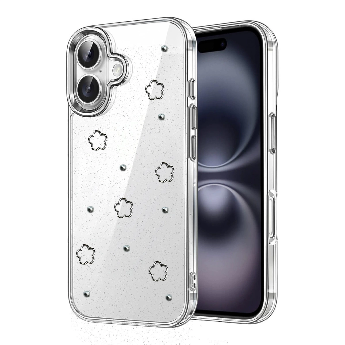 İphone 16 Plus Fiyonk Desenli Kapak - Desen 8